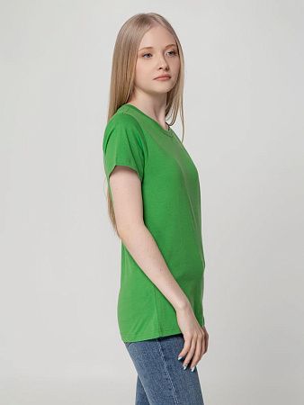 Футболка женская T-bolka Lady, ярко-зеленая, размер L v2