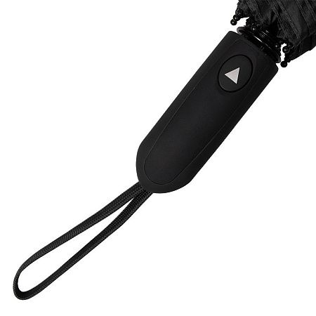 Зонт складной полуавтоматический Forest Rainman, диаметр 130 см, 8 панелей, в подарочной коробке, черный