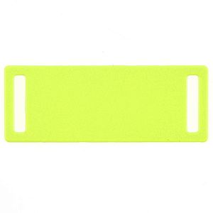 Шильдик металлический Kova, желтый неон