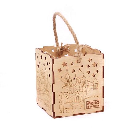 Подсвечник "Звезда", фанера