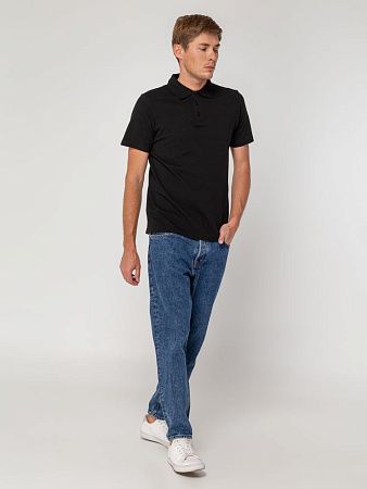 Рубашка поло мужская Virma Light, черная, размер S