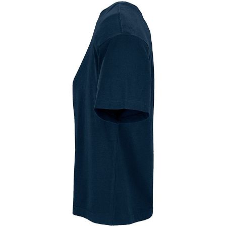 Футболка оверсайз женская Boxy Women, темно-синяя, размер XS