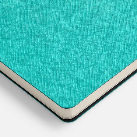 Ежедневник Lungo, недатированный, бирюзовый