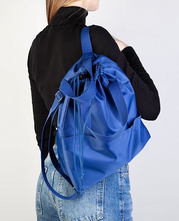 Сумка-рюкзак "Carry", серый с бирюзовым