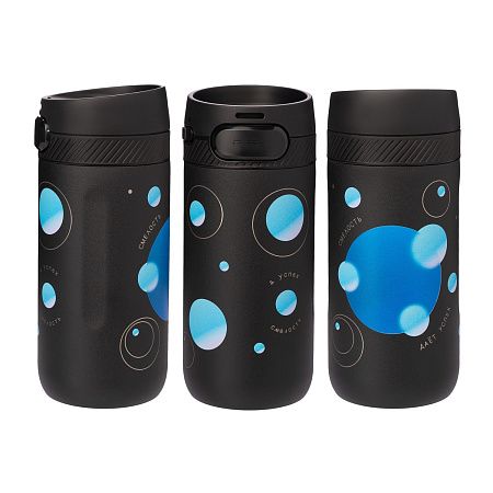 Термокружка вакуумная Toledo, черная