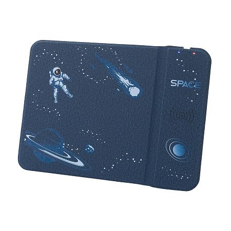 Коврик для мыши с беспроводным зарядным устройством 15W Honor, синий