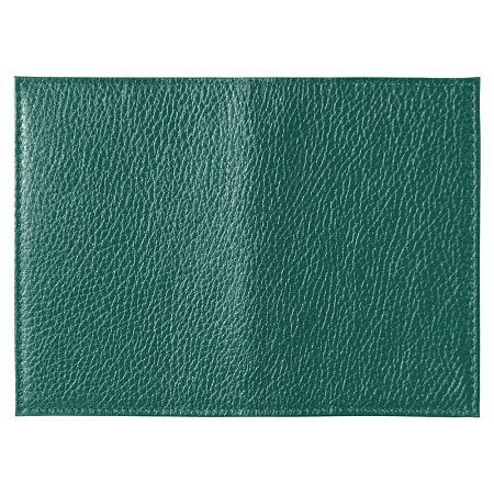 Обложка для автодокументов Leather Sky Flotter Sun из натуральной кожи, зеленая
