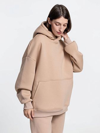 Худи Kulonga Oversize, бежевое, размер XS/S