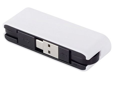 USB-хаб «Hubix» с коннектором 2-в-1 USB-C и USB-A, 2.0