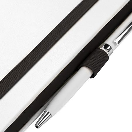 Ежедневник Арктик (Arctic) недатированный, белый/черный