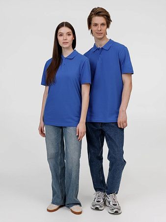 Рубашка поло унисекс Pulse, ярко-синяя (royal), размер S