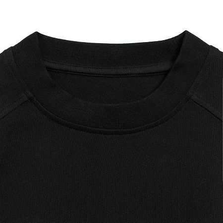 Футболка оверсайз унисекс Sideline, черная, размер XS/S