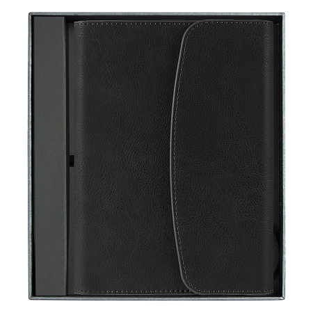 Ежедневник в суперобложке Country Bergamo Romanee A5+ в подарочной коробке, коричневый, недатированный, в твердой обложке