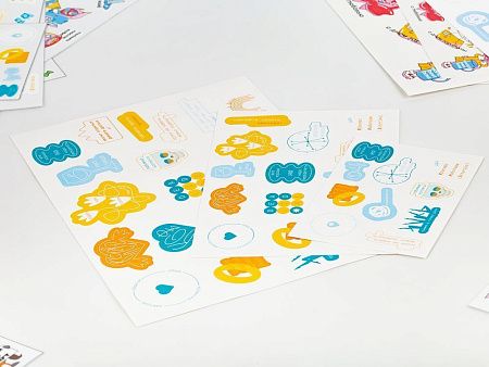 Наклейки бумажные Sticker Pack на заказ, S
