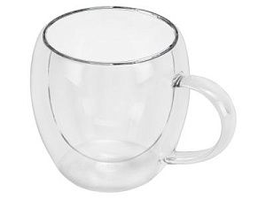 Кружка с двойными стенками «Mont Blanc», цвет: прозрачный