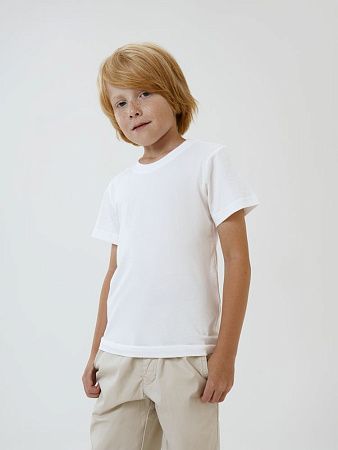 Футболка детская T-Bolka Kids, белая (белоснежная), размер 6 лет (106-116 см)