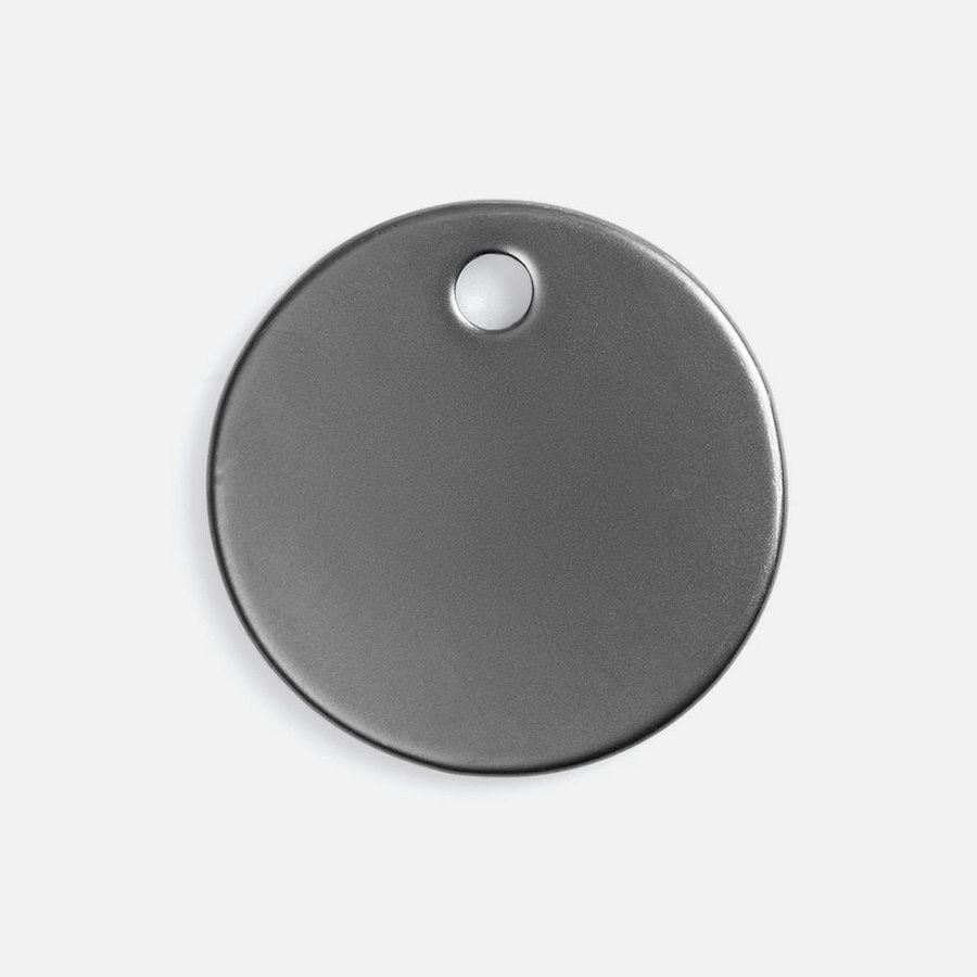 Шильдик металлический Alfa Sirkel, серый металлик