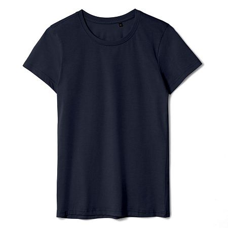 Футболка женская T-bolka Lady, темно-синяя, размер XL