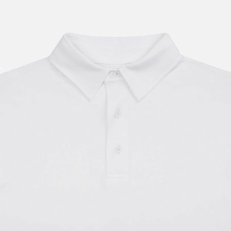 Рубашка поло унисекс Senti, белая, размер S