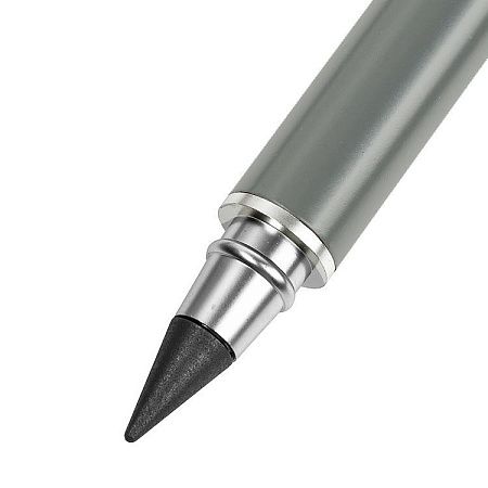 Ручка шариковая и вечный карандаш ETERNITY, металлическая, серая, матовая