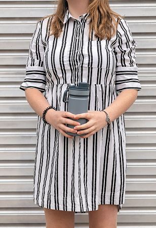 Спортивная вакуумная бутылка из нержавеющей стали, 550 мл