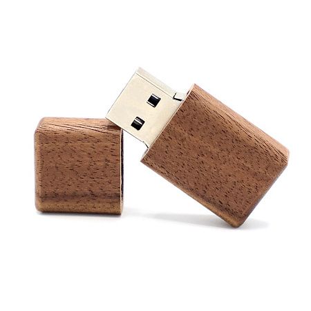 Флешка Selva, 16 Гб в футляре, коричневый